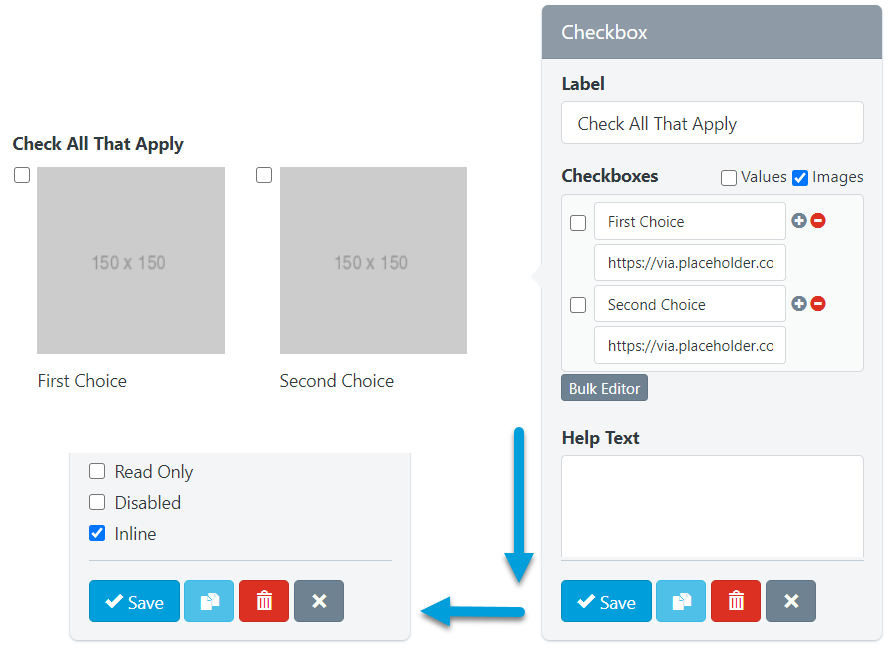 NPOHarmony - Form Builder - Checkbox Component